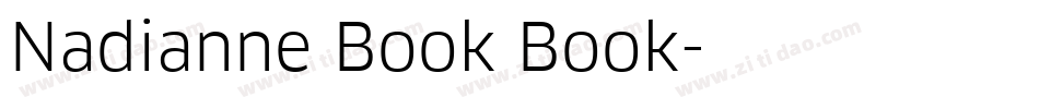 Nadianne Book Book字体转换